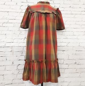 VINTAGE EARLY 60'S SIDNEY HONOLULU PLAID DRESS